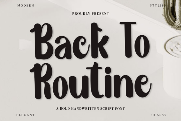 Back to Routine: A Warm Editorial Typeface for Engaging Publications