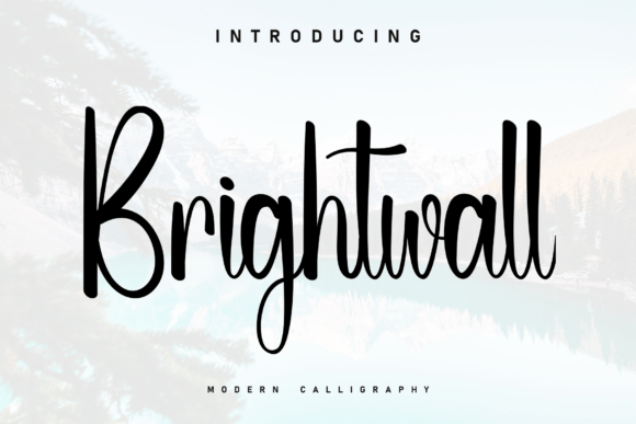Brightwall Font: A Craftsperson's Secret for Handmade Charm