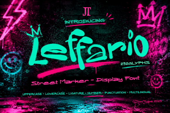 Bring a Bold, Handmade Vibe to Your Products with Leffario Font