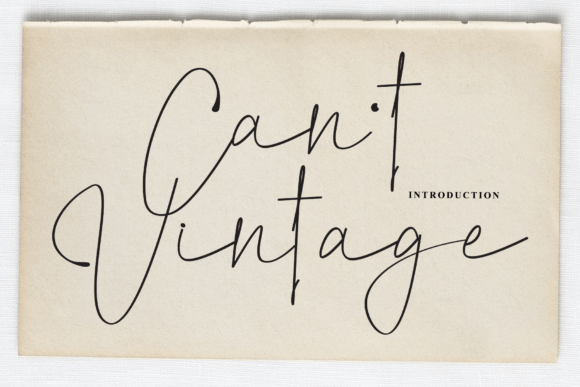 Creating a Signature Brand Look with Cant Vintage, a Beautiful Handwritten Font