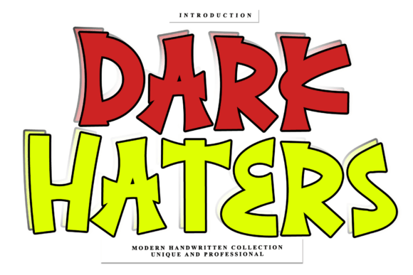 Dark Haters Font: A Maker’ s Secret Weapon for Timeless Designs