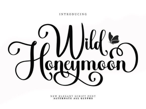 Elevate Your Brand with the Wild Honeymoon Script Font