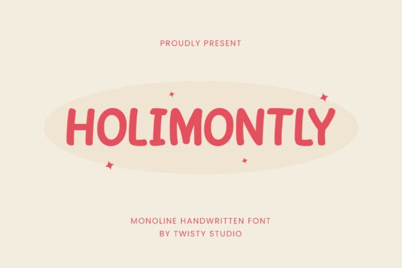 Holimontly: A Display Font for Lively Editorial Design