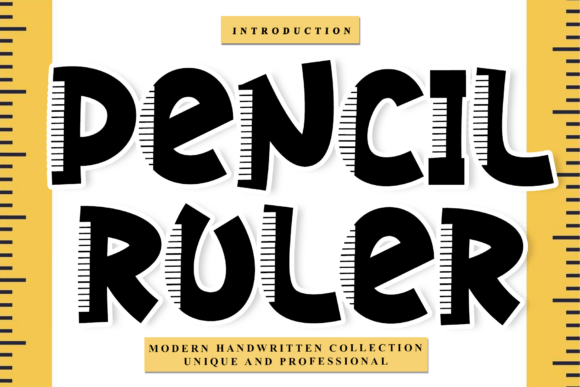 How Pencil Ruler Font Brings Handmade Charm to Life