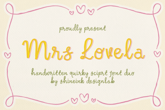 Mrs Lovela: A Playful Script Font for Your Handmade Brand