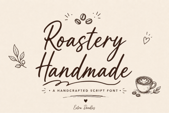 Roastery Handmade: A Script Font for Warm Editorial Design