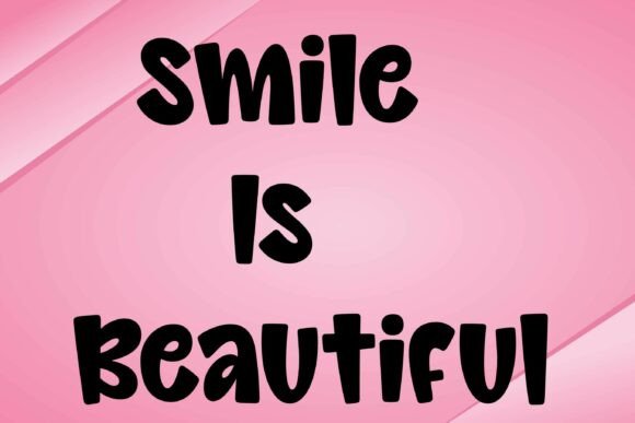 Smile is Beautiful Font: A Graceful Script for Your Creative Projects
