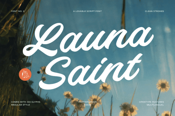 Unlock Brand Joy with Launa Saint Font